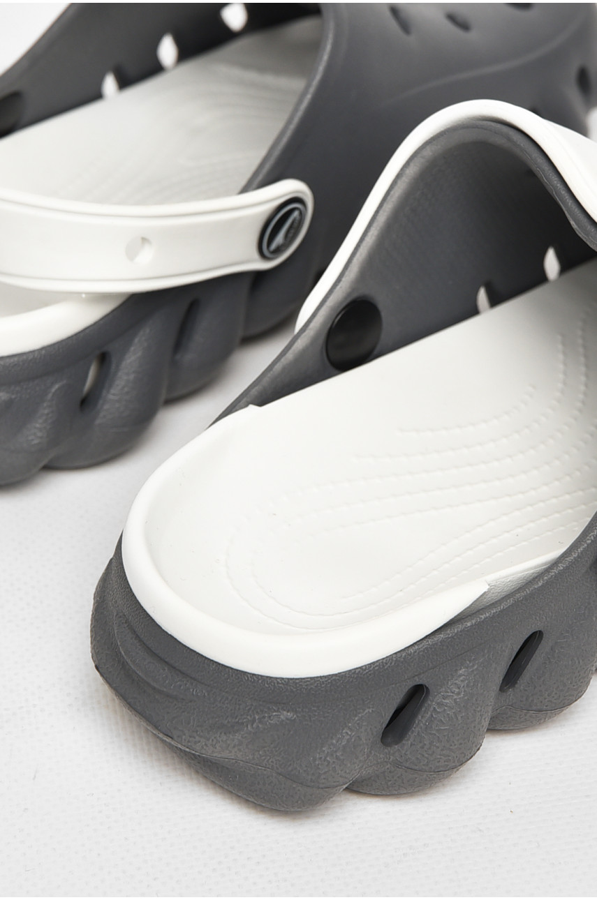 Кроксы женские серого цвета 5061-380 212955