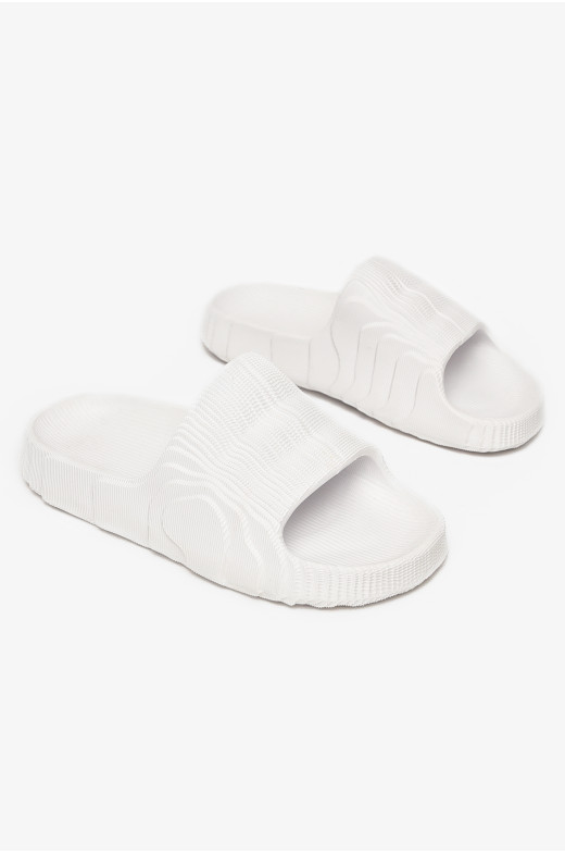 Шлепанцы мужские пена белого цвета 5045-1 212959