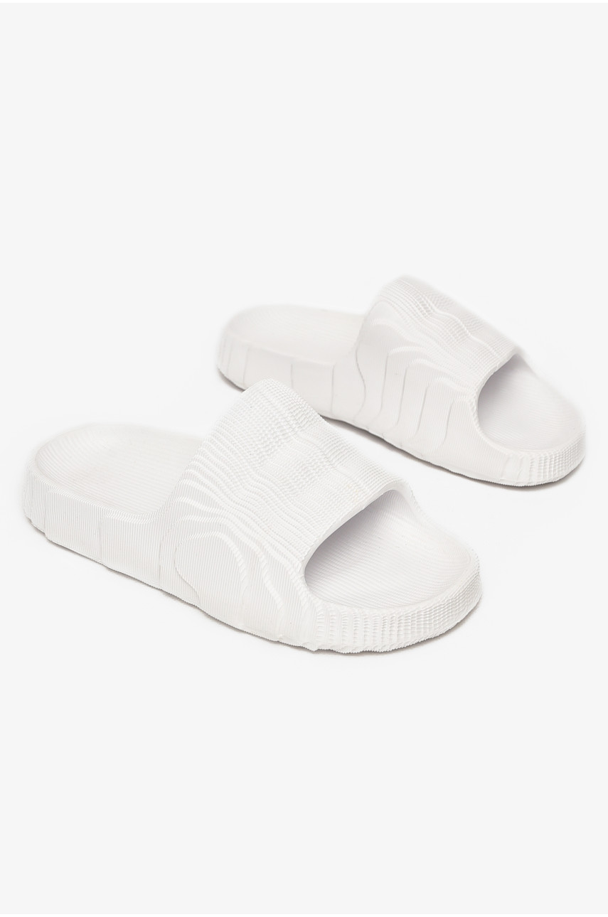 Шлепанцы мужские пена белого цвета 5045-1 212959