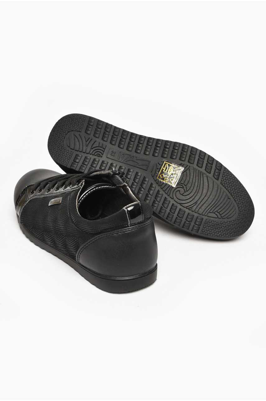 Туфли детские для девочки черного цвета С-Т14-08-В 212963