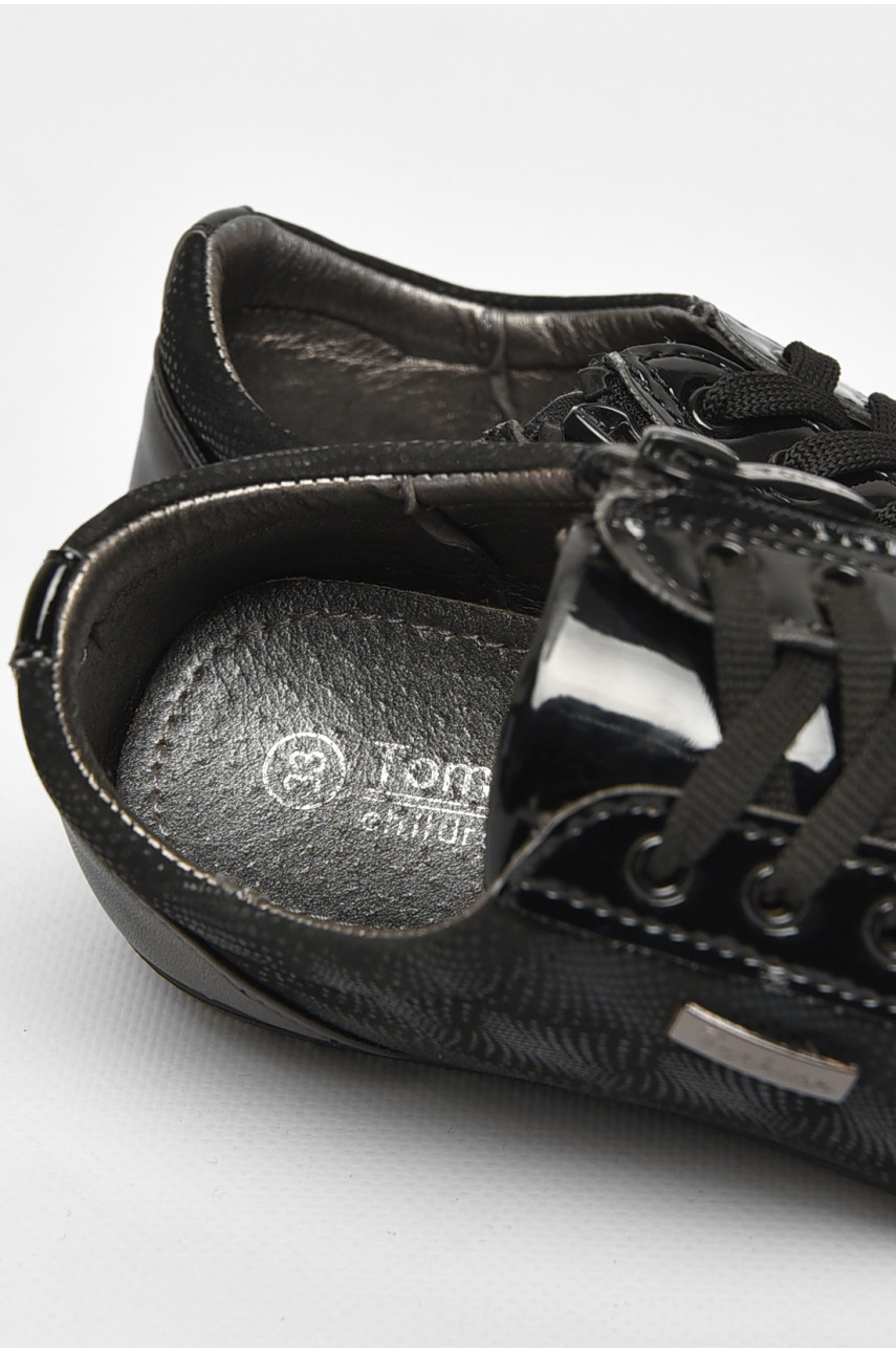 Туфли детские для девочки черного цвета С-Т14-08-В 212963