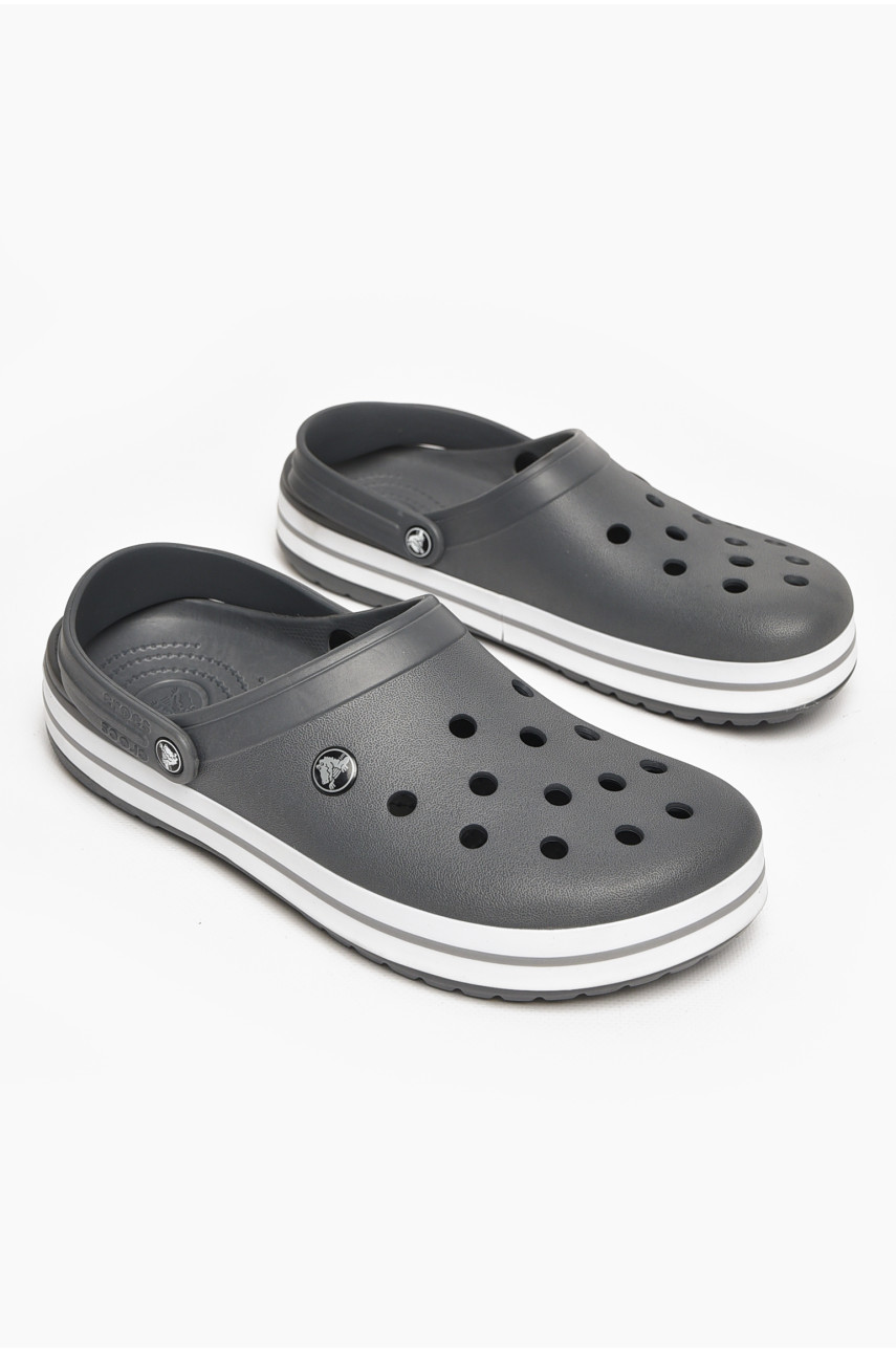 Кроксы мужские серого цвета 5042 212968