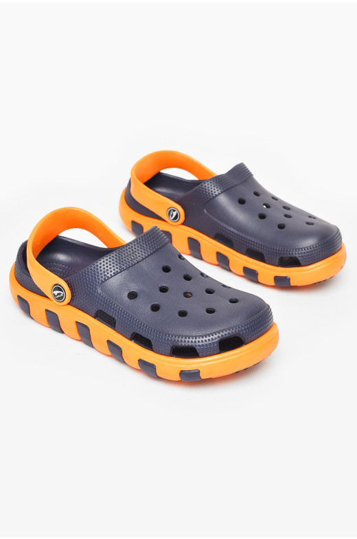 Кроксы женские темно-синего цвета 3021-262 212972