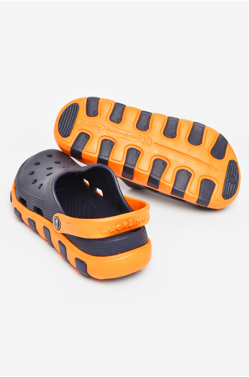 Кроксы женские темно-синего цвета 3021-262 212972