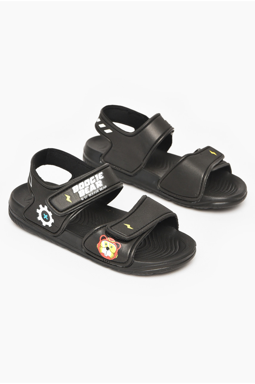 Сандали детские для мальчика черного цвета 8003в 212973