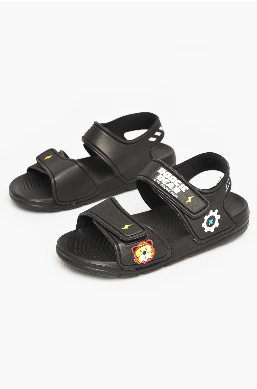 Сандали детские для мальчика черного цвета 8003в 212973