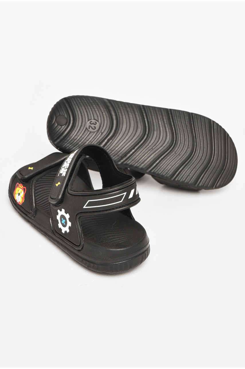 Сандали детские для мальчика черного цвета 8003в 212973