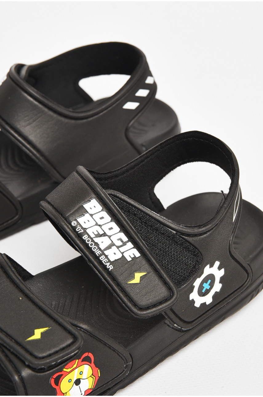 Сандали детские для мальчика черного цвета 8003в 212973