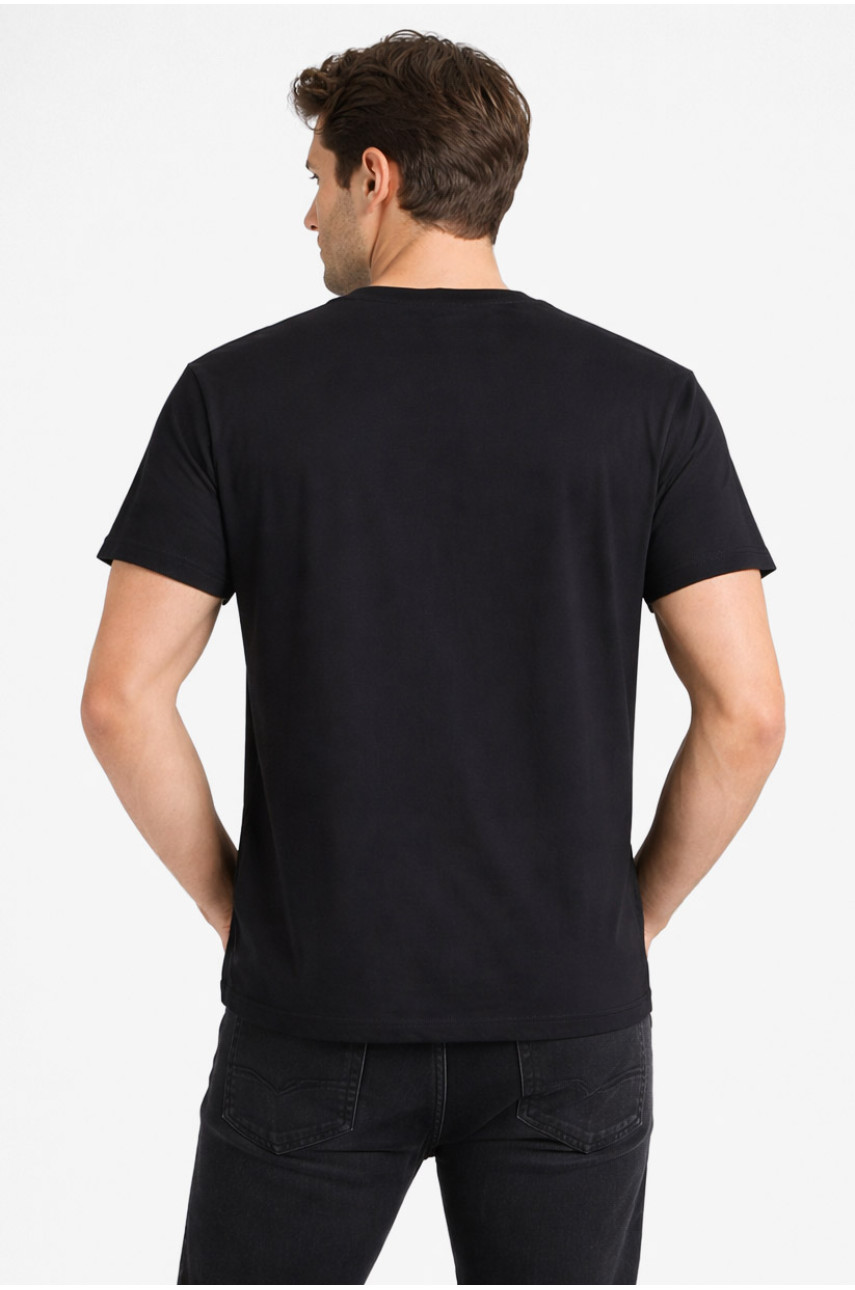 Футболка мужская батальная чёрного цвета 212975