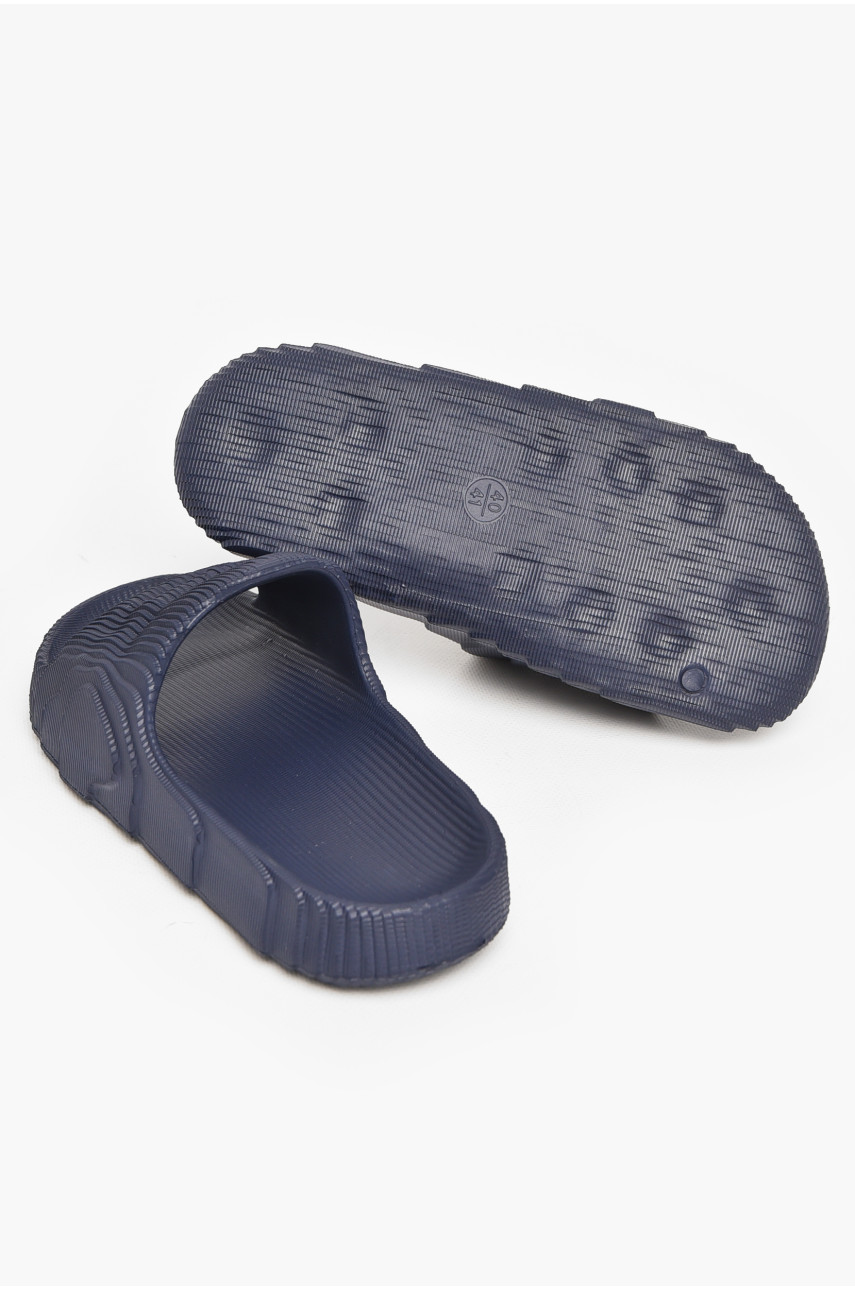 Шлепанцы мужские пена темно-синего цвета 5045-1 212976