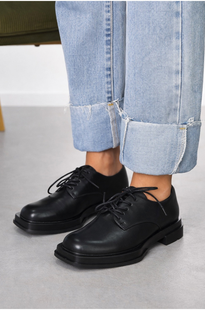 Лоферы женские черного цвета TD212-1 212977