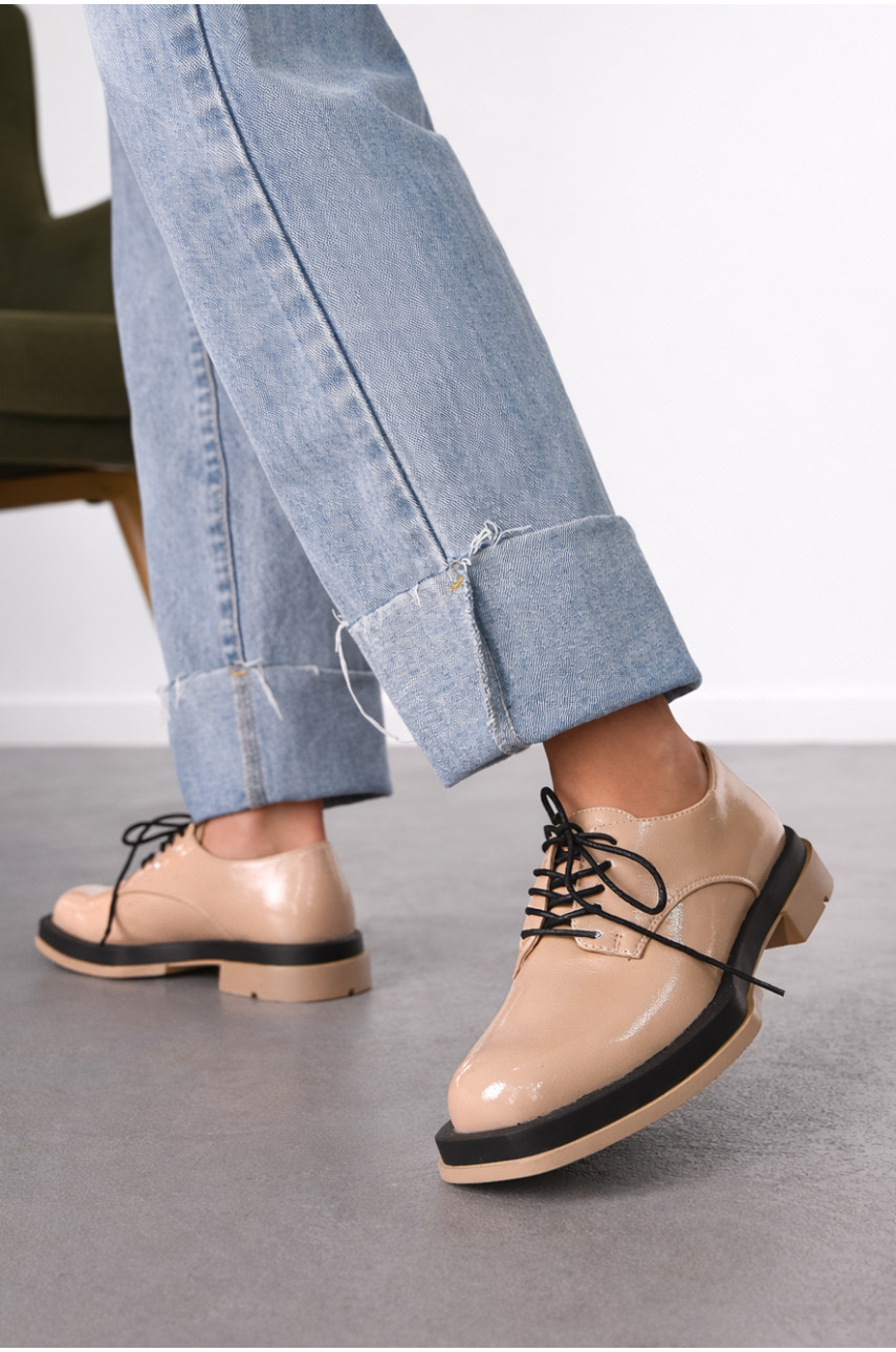 Лоферы женские пудрового цвета TD212-68 212979