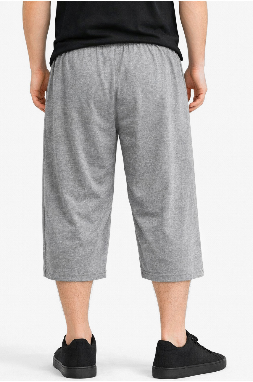 Бриджи мужские полубатальные серого цвета Y-6709 212987