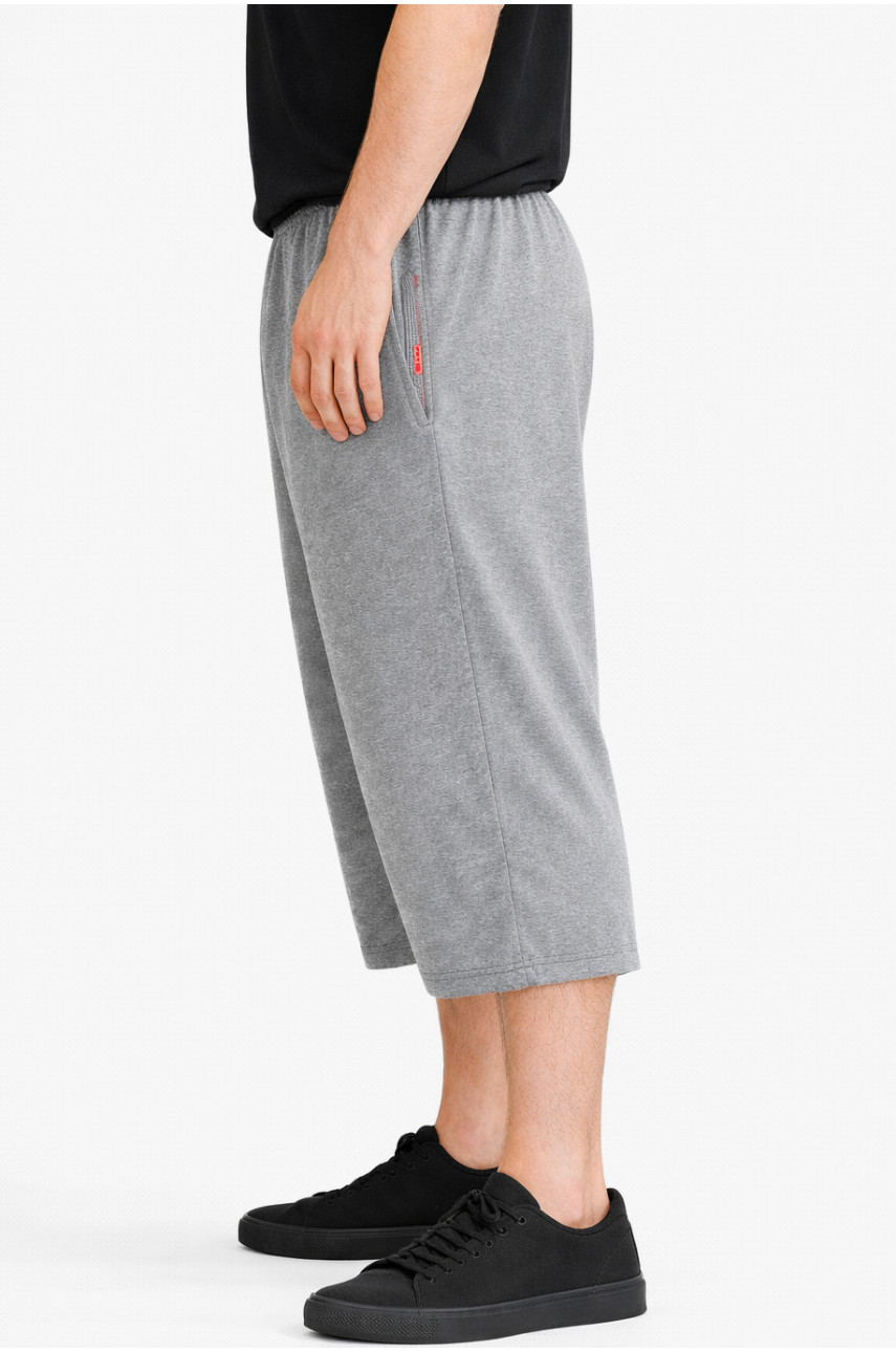 Бриджи мужские полубатальные тёмно-серого цвета Y-6689 212991