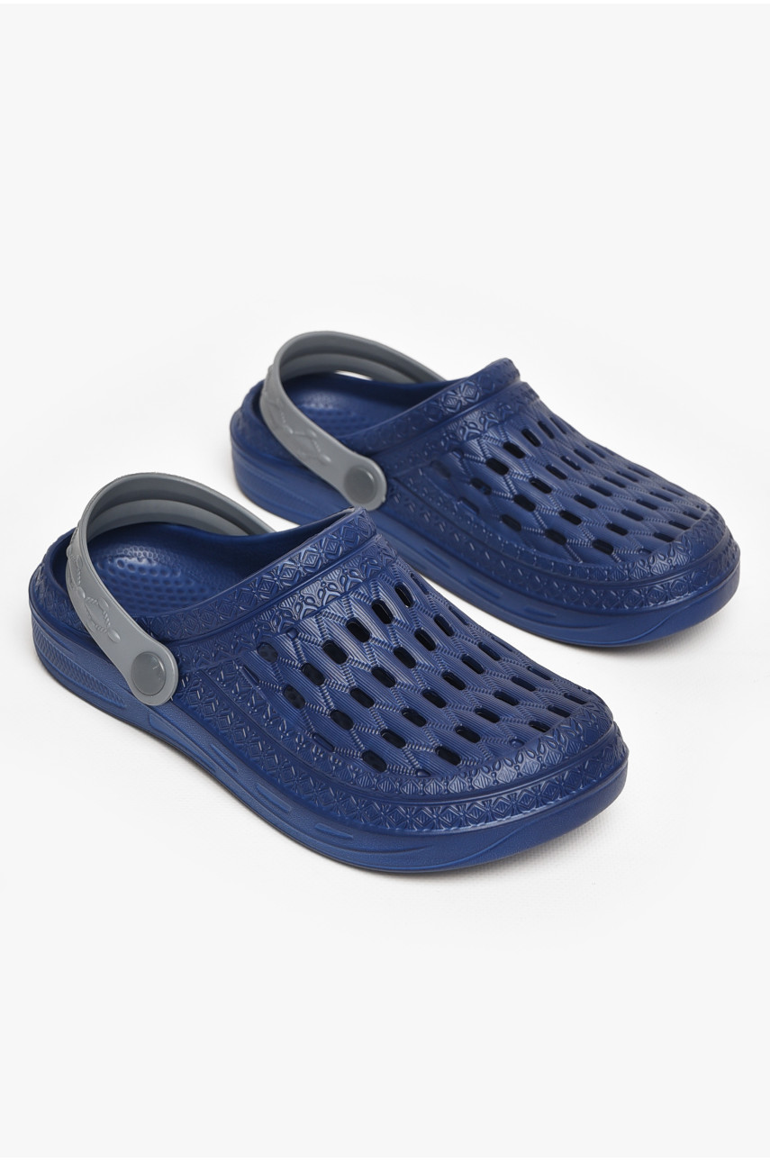 Кроксы женские темно-синего цвета ДС-62 213003