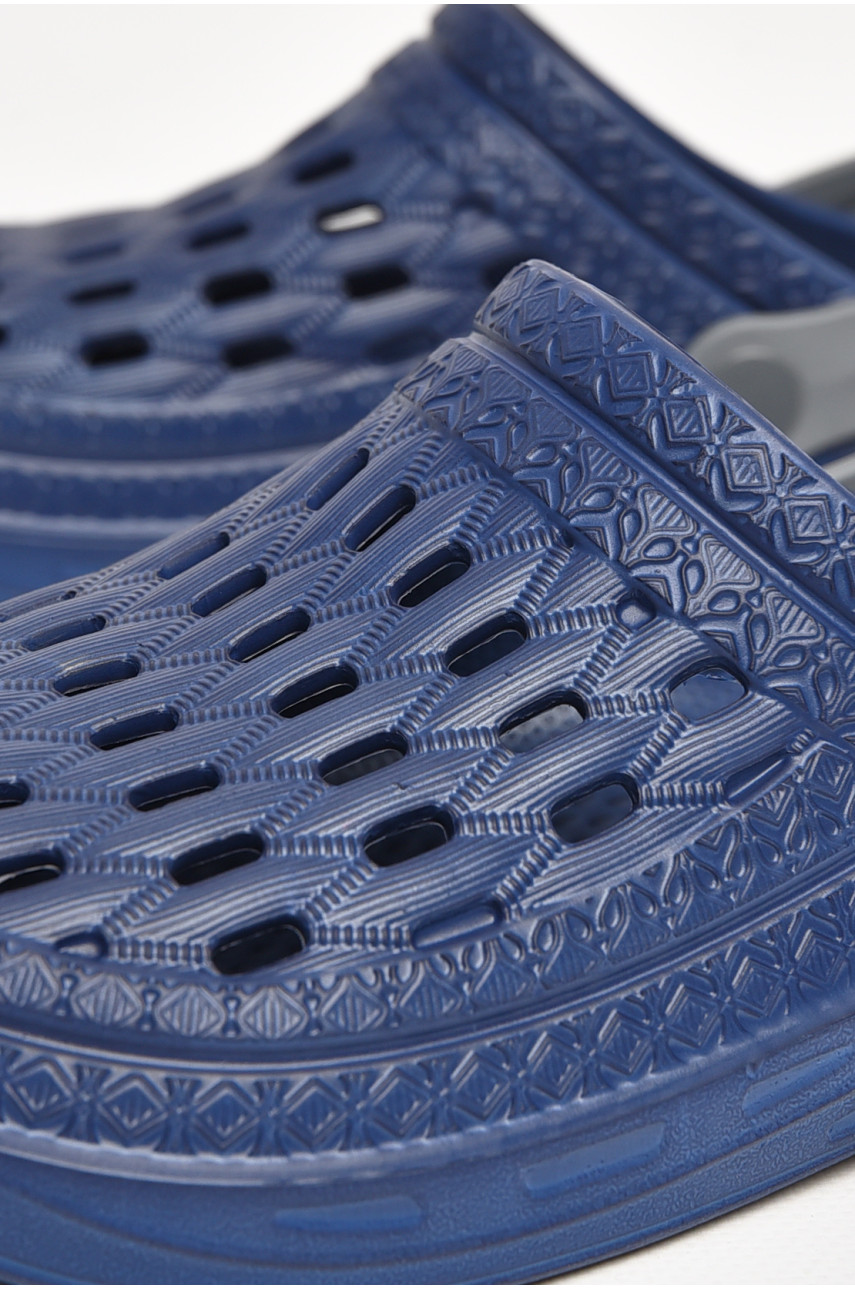 Кроксы женские темно-синего цвета ДС-62 213003