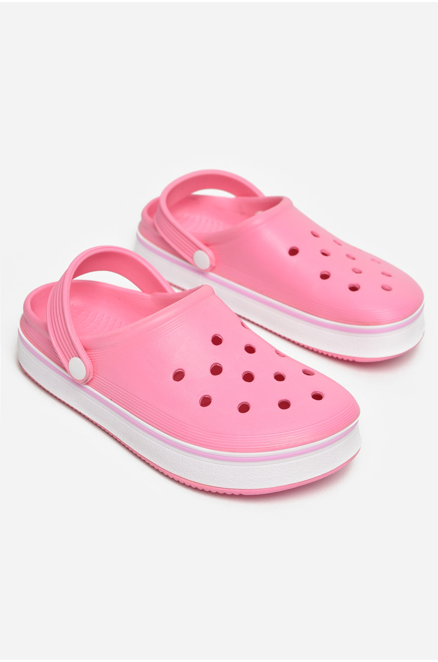 Кроксы женские розового цвета 4001 213006