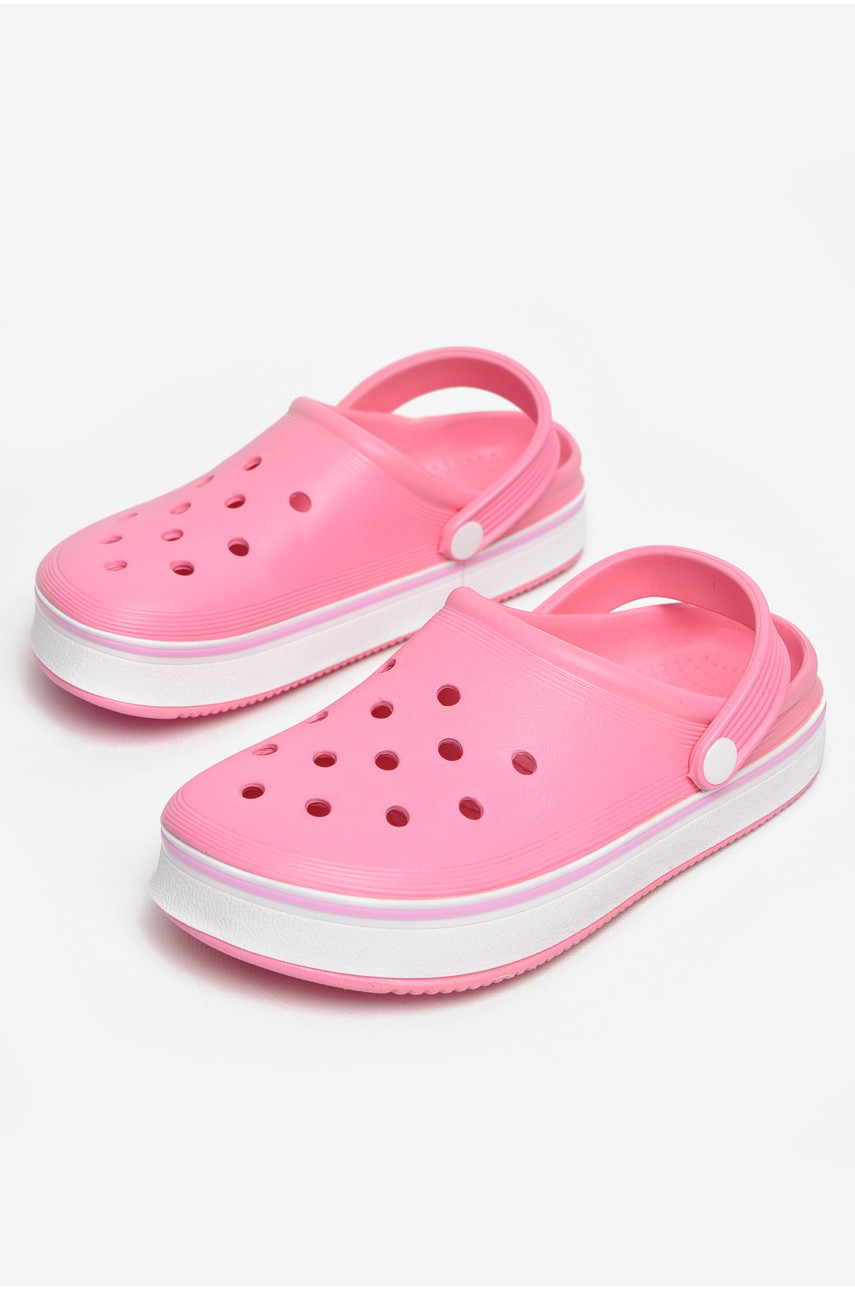 Кроксы женские розового цвета 4001 213006