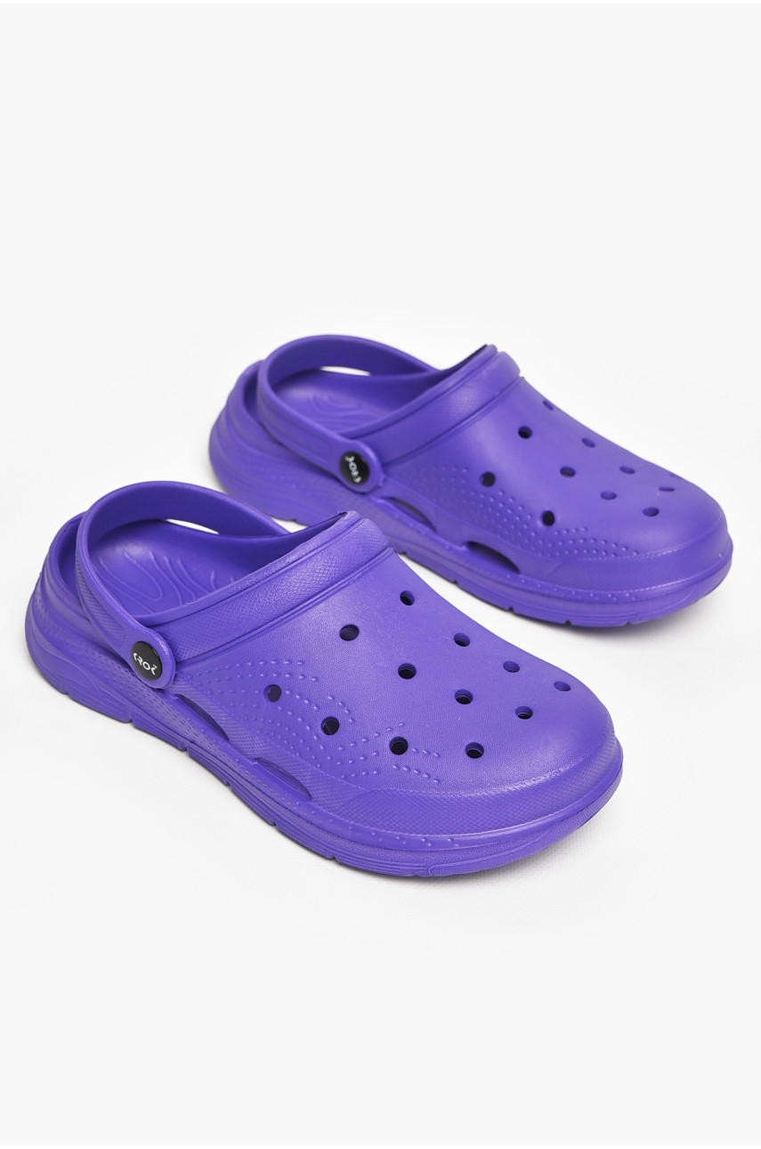 Кроксы женские фиолетового цвета с102 213012