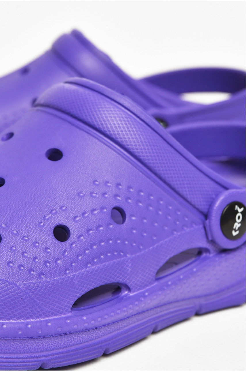 Кроксы женские фиолетового цвета с102 213012