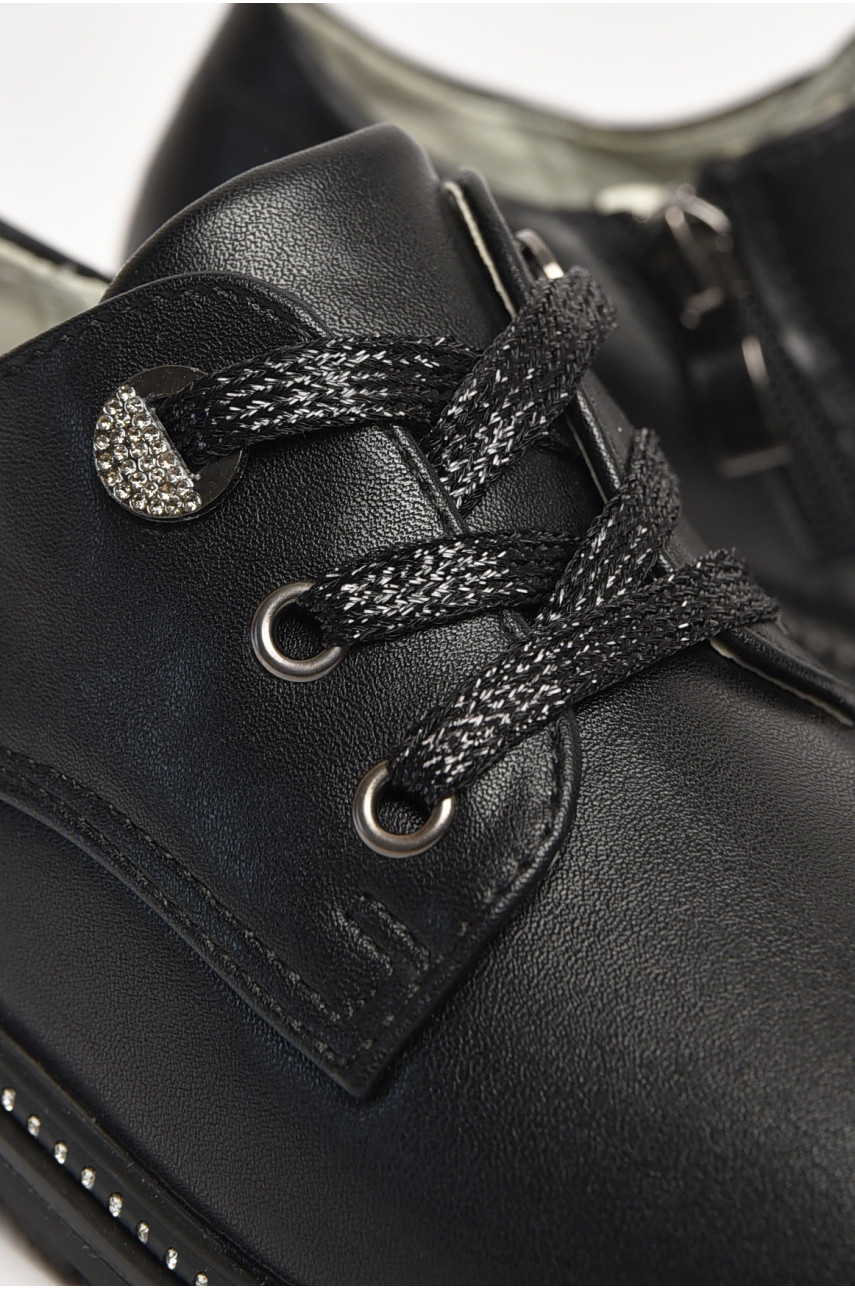 Туфлі дитячі для дівчинки чорного кольору 5994-1 213015