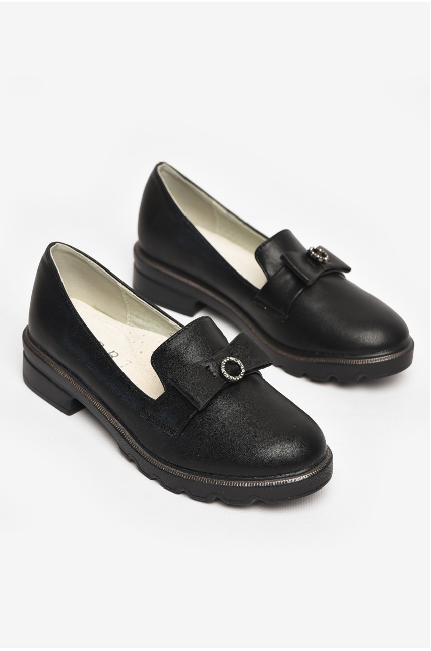 Туфлі дитячі для дівчинки чорного кольору Р5991-1 213019