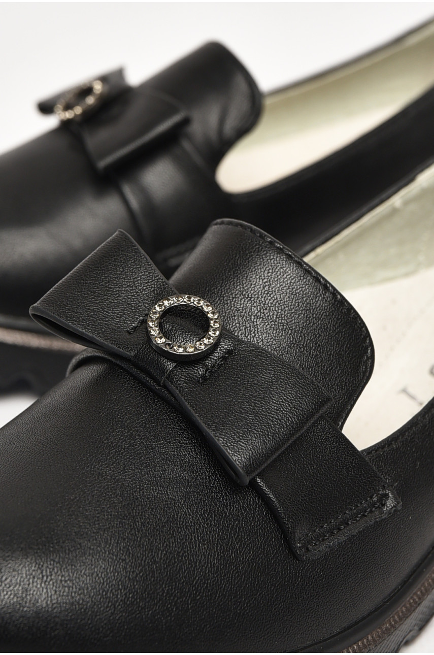 Туфлі дитячі для дівчинки чорного кольору Р5991-1 213019