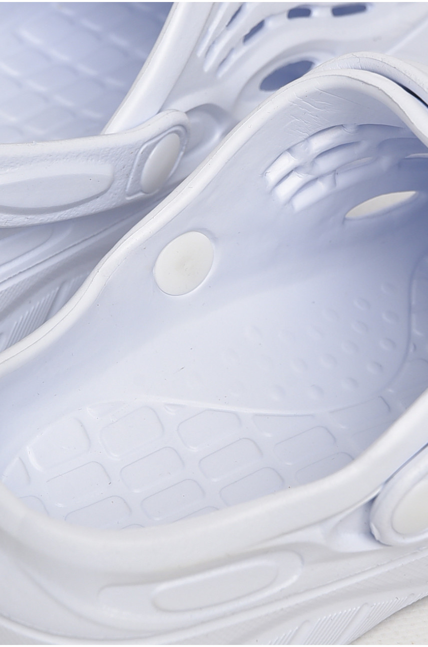 Кроксы женские белого цвета С-73 213039