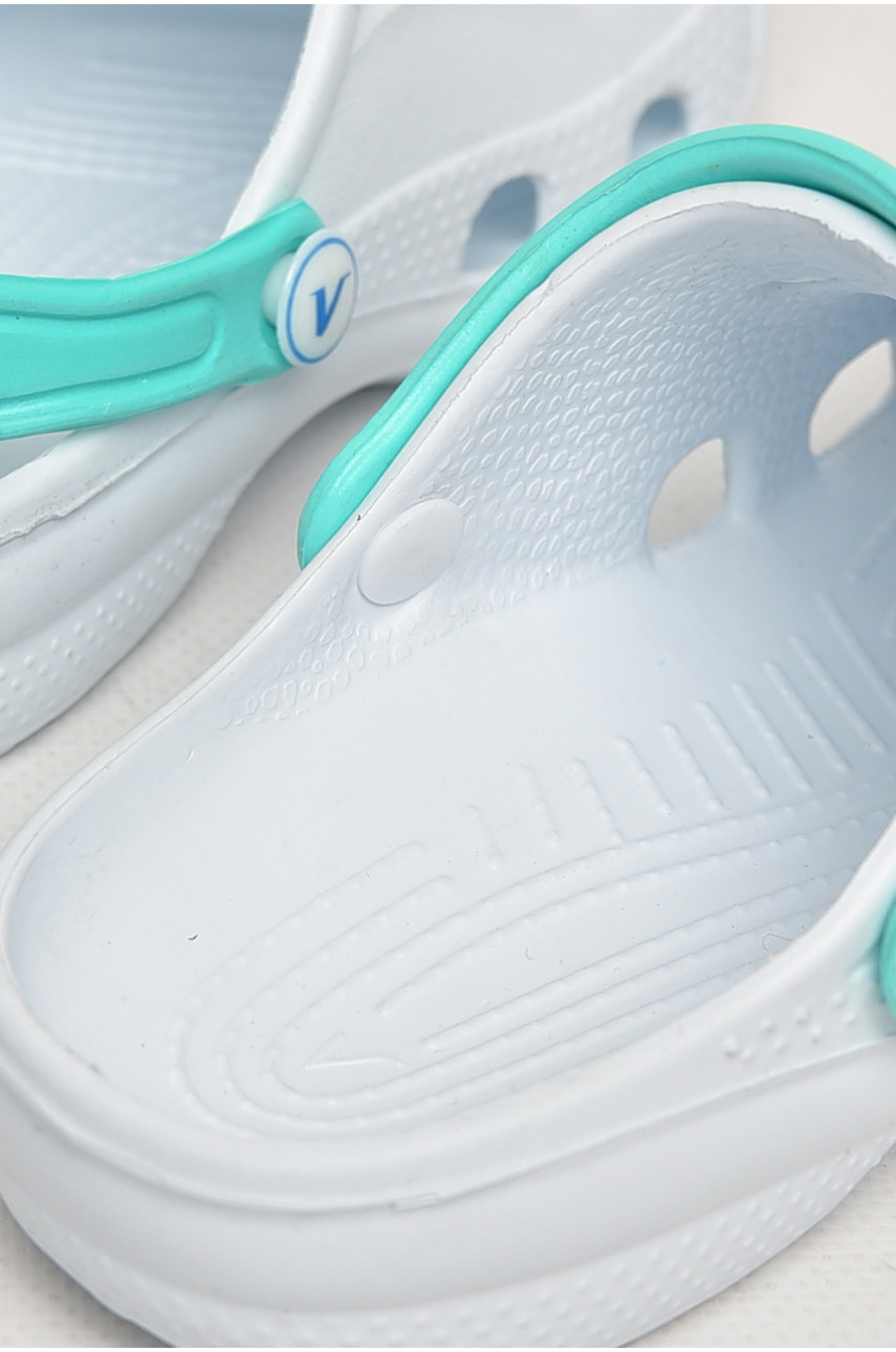 Крокси дитячі білого кольору 213040