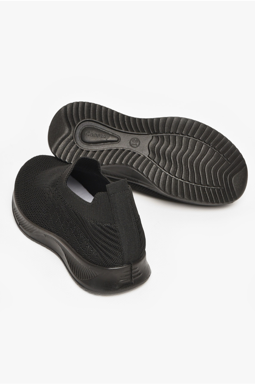 Кросівки дитячі текстильні чорного кольору А601-1 213047