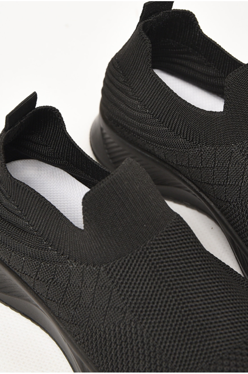 Кросівки дитячі текстильні чорного кольору А601-1 213047