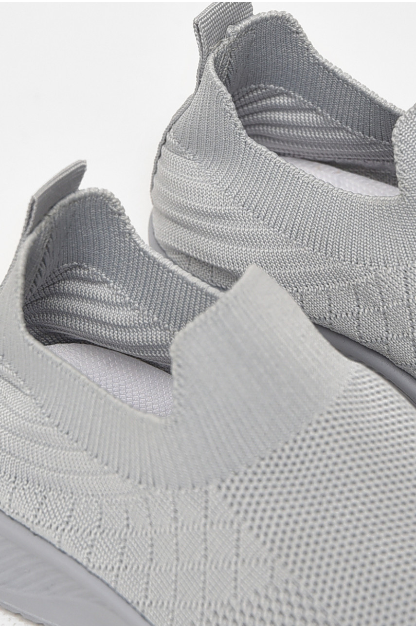 Кросівки дитячі текстильні сірого кольору А601-2 213048