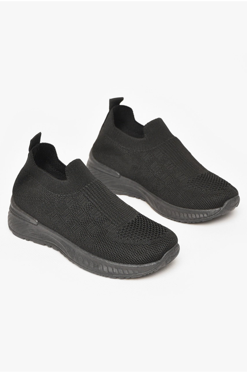 Кросівки дитячі текстильні чорного кольору А309 213051