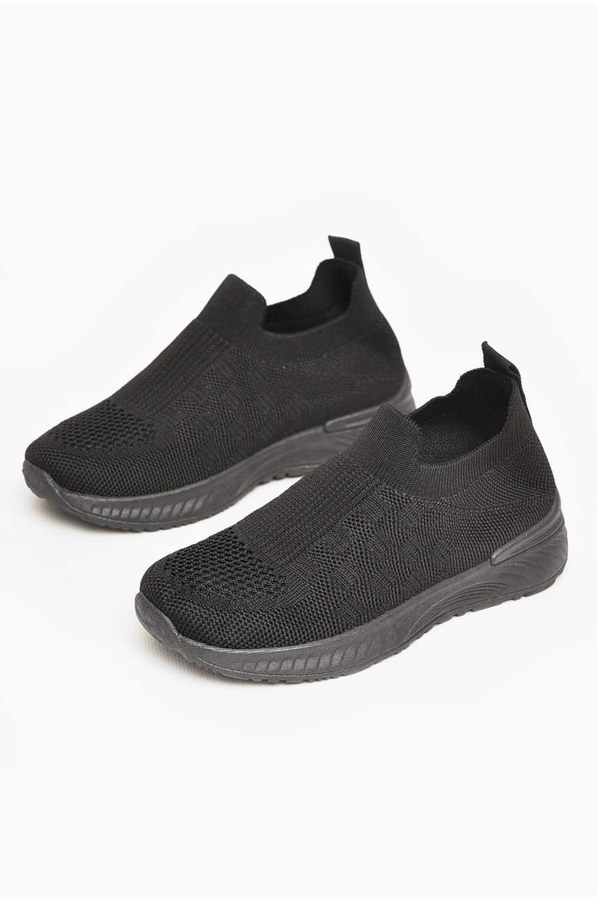 Кросівки дитячі текстильні чорного кольору А309 213051