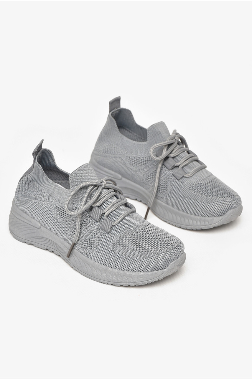 Кросівки дитячі текстильні сірого кольору А307 213052