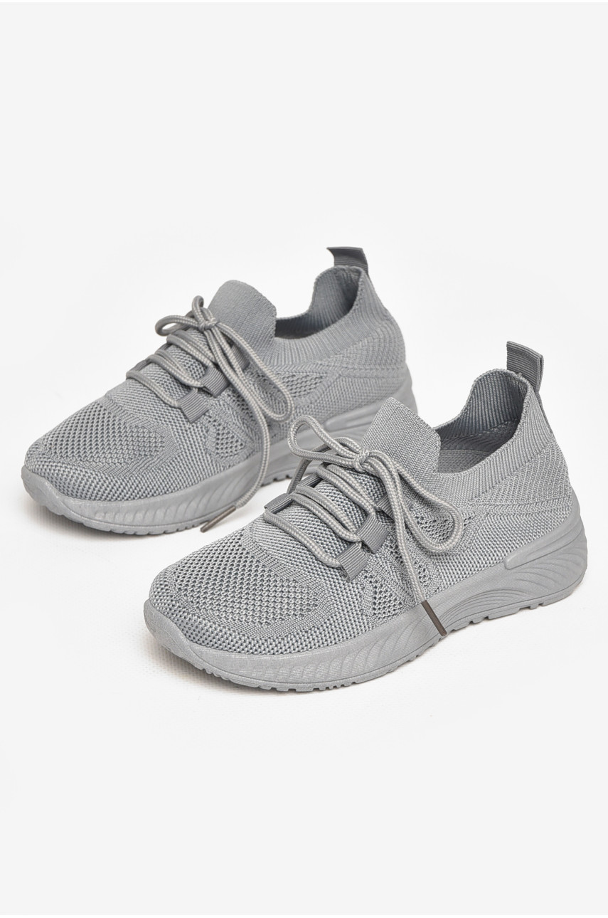 Кросівки дитячі текстильні сірого кольору А307 213052