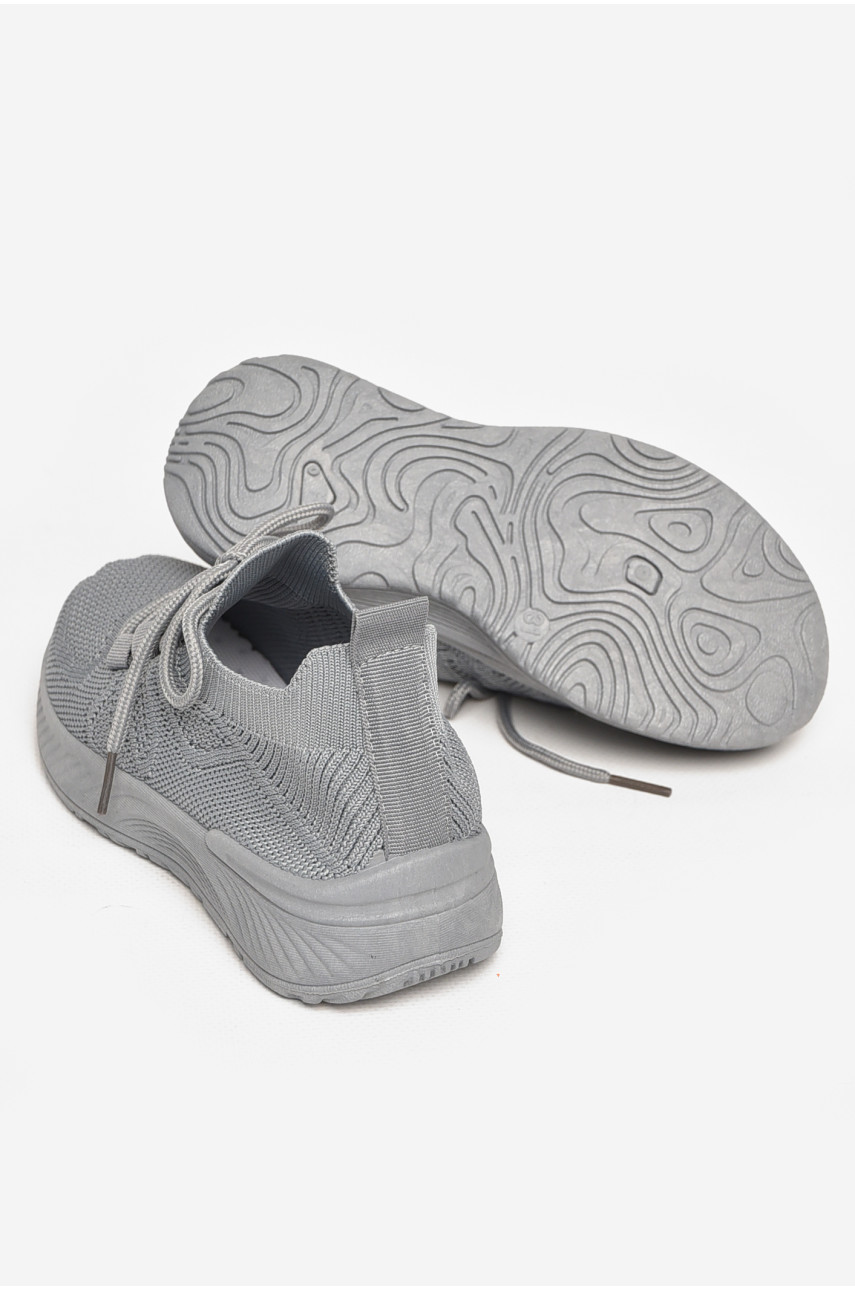 Кросівки дитячі текстильні сірого кольору А307 213052