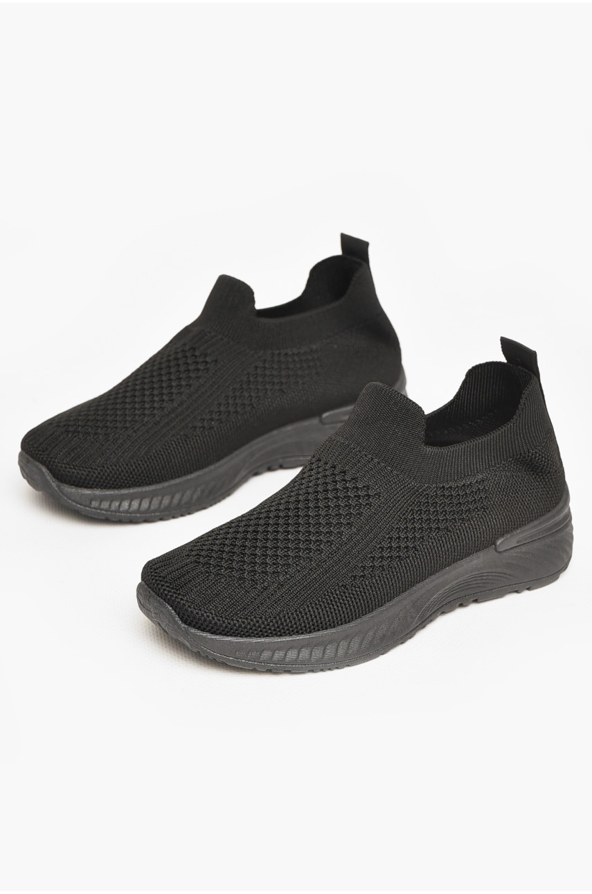 Кросівки дитячі текстильні чорного кольору А308 213053