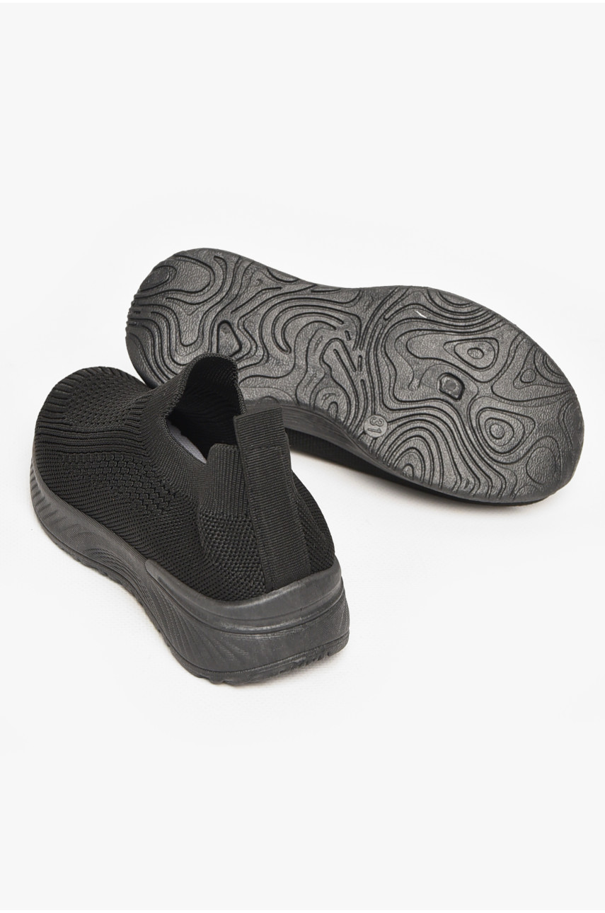 Кросівки дитячі текстильні чорного кольору А308 213053