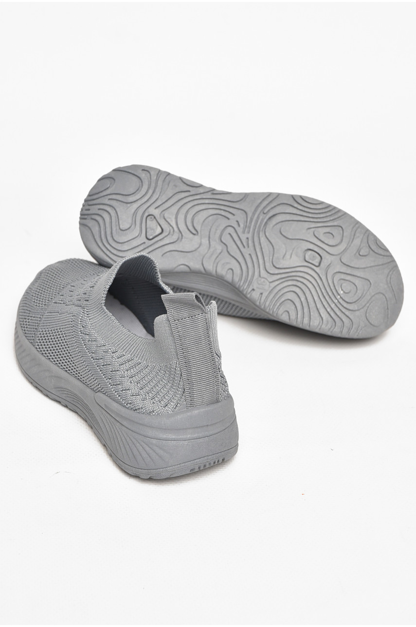 Кросівки дитячі текстильні сірого кольору А316 213054