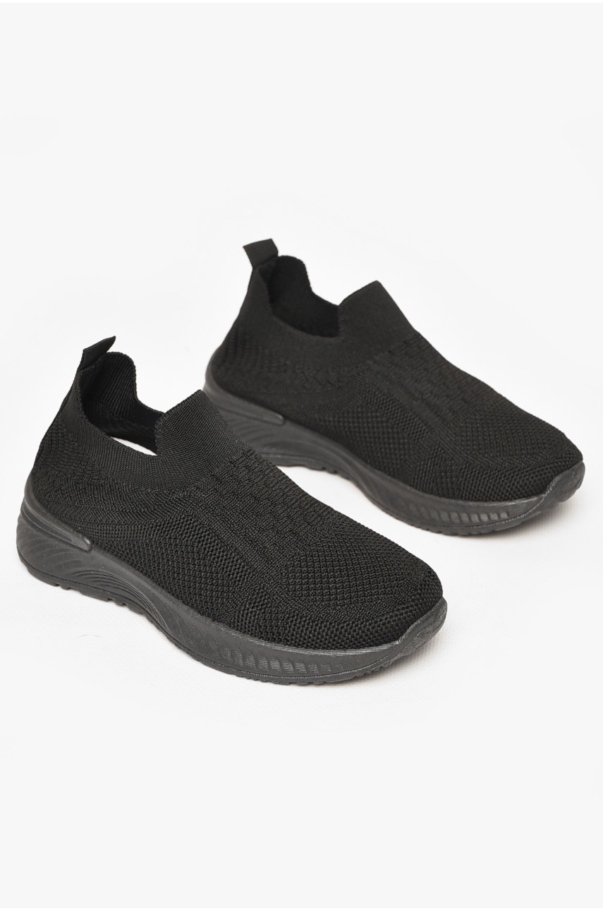 Кросівки дитячі текстильні чорного кольору А316 213055