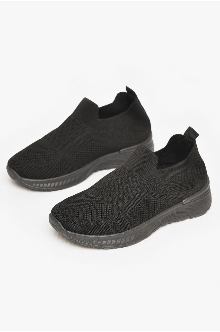 Кросівки дитячі текстильні чорного кольору А316 213055
