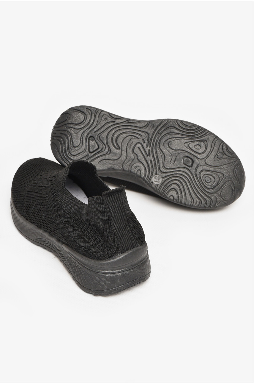 Кросівки дитячі текстильні чорного кольору А316 213055