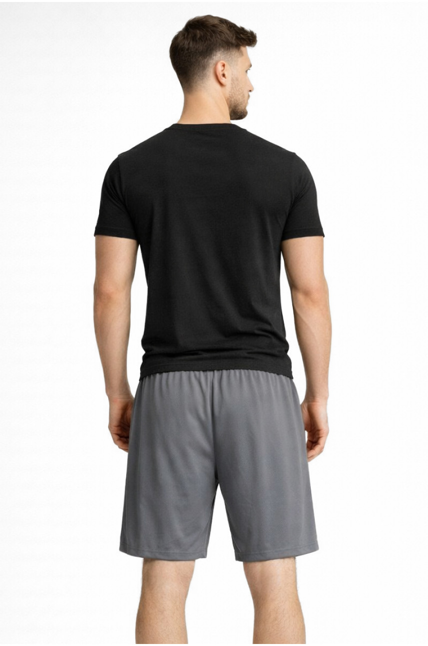 Шорты мужские серого цвета с принтом А2088-4 213057