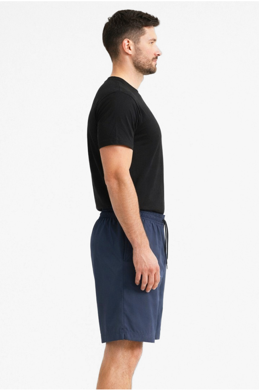 Шорти чоловічі однотонні темно-синього кольору 1415-3 213060