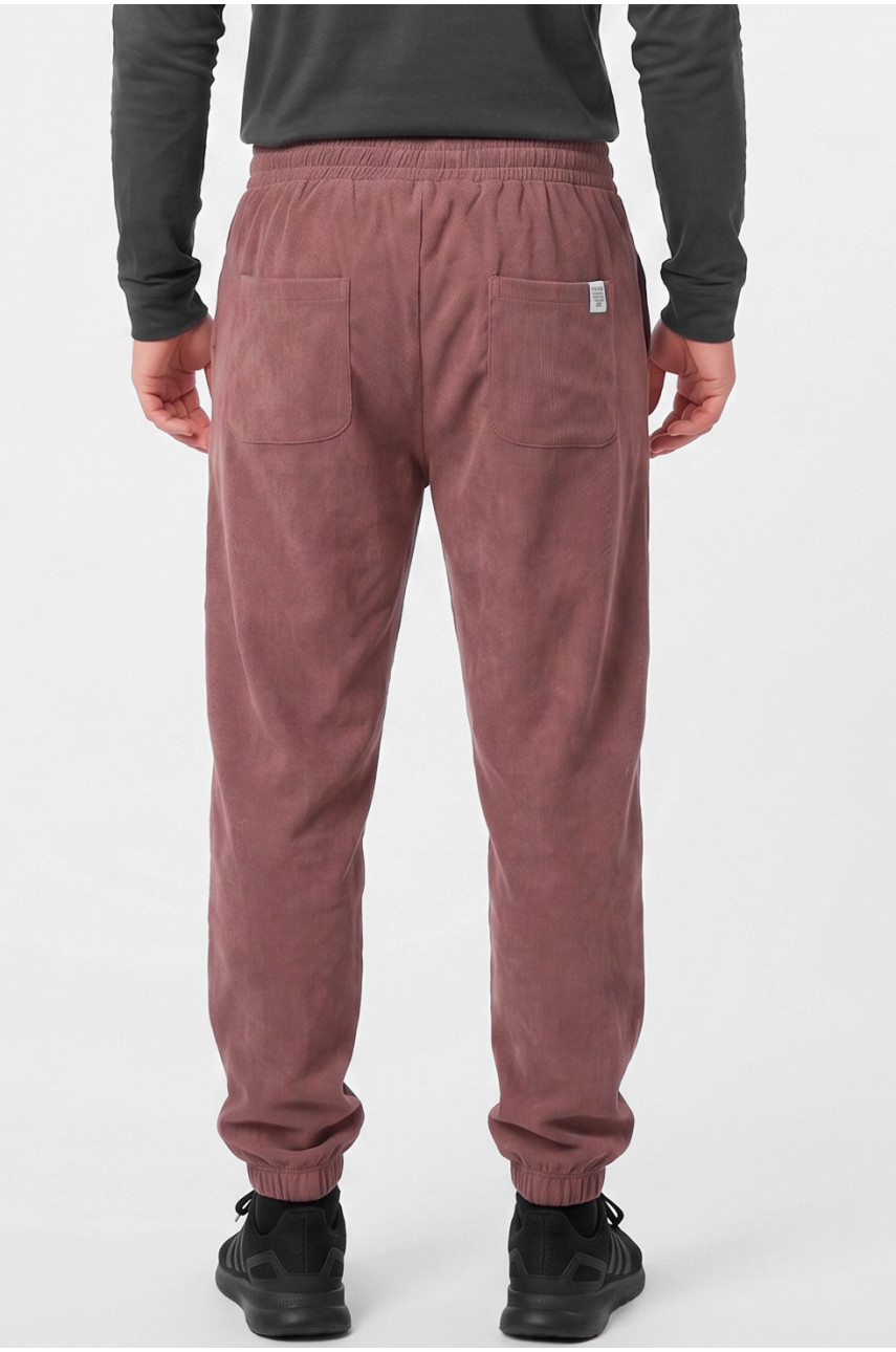 Штаны мужские вельветовые коричневого цвета 530 213087