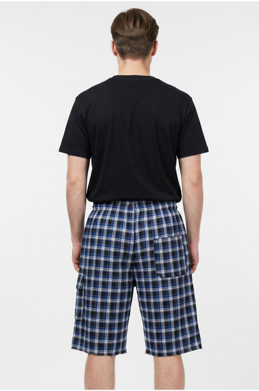 Шорты мужские черного цвета с принтом 213119