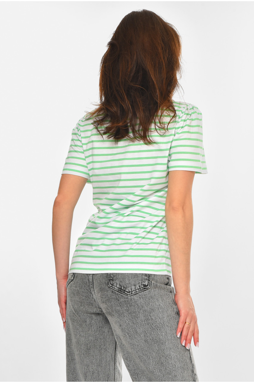 Футболка жіноча білого кольору 213187