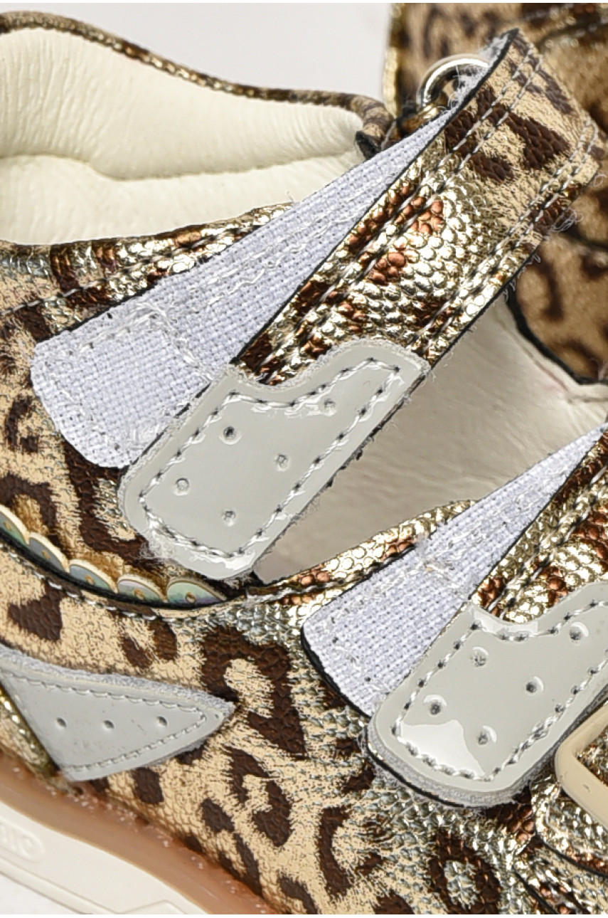 Сандали детские для девочек светло-коричневого цвета С- Т52-71-Е 213191