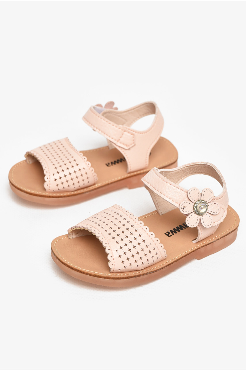 Сандали детские для девочек светло-розового цвета NX83 213204